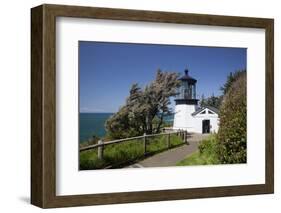 Cape Meares State Viewpoint, Cape Meares Lighthouse, Oregon, USA-Jamie & Judy Wild-Framed Photographic Print
