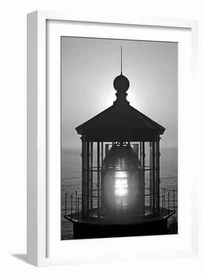 Cape Mears Lighthouse BW-Douglas Taylor-Framed Photographic Print