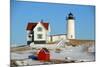 Cape Neddick Lighthouse, Old York Village, Maine-jiawangkun-Mounted Photographic Print