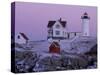 Cape Neddick Lighthouse, The Nubble, Maine, USA-Jerry & Marcy Monkman-Stretched Canvas