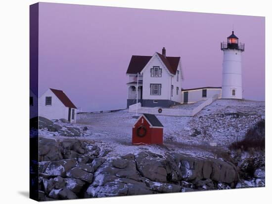Cape Neddick Lighthouse, The Nubble, Maine, USA-Jerry & Marcy Monkman-Stretched Canvas