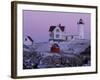 Cape Neddick Lighthouse, The Nubble, Maine, USA-Jerry & Marcy Monkman-Framed Photographic Print