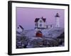 Cape Neddick Lighthouse, The Nubble, Maine, USA-Jerry & Marcy Monkman-Framed Photographic Print