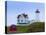 Cape Neddick (The Nubble) Lighthouse, Cape Neddick, Maine, New England, USA, North America-Alan Copson-Stretched Canvas