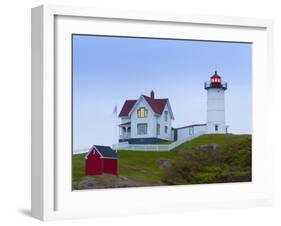 Cape Neddick (The Nubble) Lighthouse, Cape Neddick, Maine, New England, USA, North America-Alan Copson-Framed Photographic Print