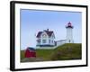 Cape Neddick (The Nubble) Lighthouse, Cape Neddick, Maine, New England, USA, North America-Alan Copson-Framed Photographic Print