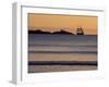 Cape Nedick Light and Replica of Captain Cook's SS Endeavor, Maine, USA-Jerry & Marcy Monkman-Framed Photographic Print