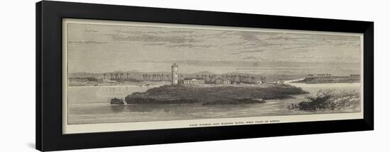 Cape Palmas and Harper Town, West Coast of Africa-null-Framed Giclee Print