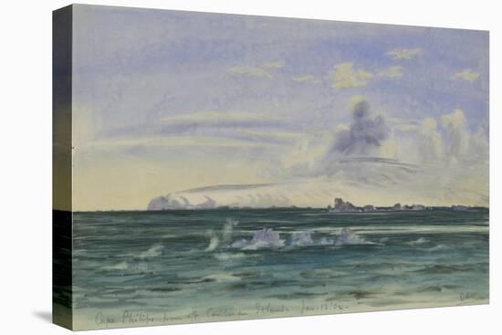 Cape Philips from Off Coulman Island, 13 Jan, 1902-Edward Adrian Wilson-Stretched Canvas