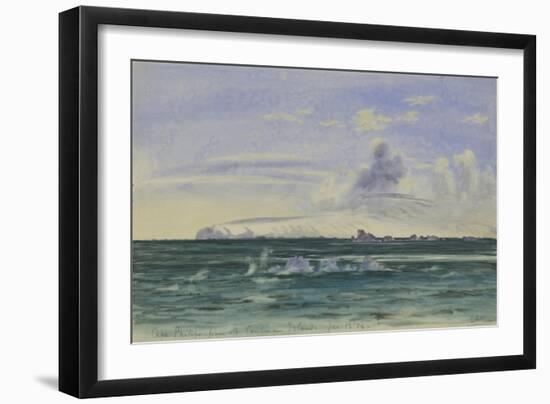 Cape Philips from Off Coulman Island, 13 Jan, 1902-Edward Adrian Wilson-Framed Giclee Print