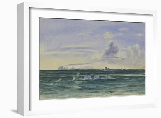 Cape Philips from Off Coulman Island, 13 Jan, 1902-Edward Adrian Wilson-Framed Giclee Print