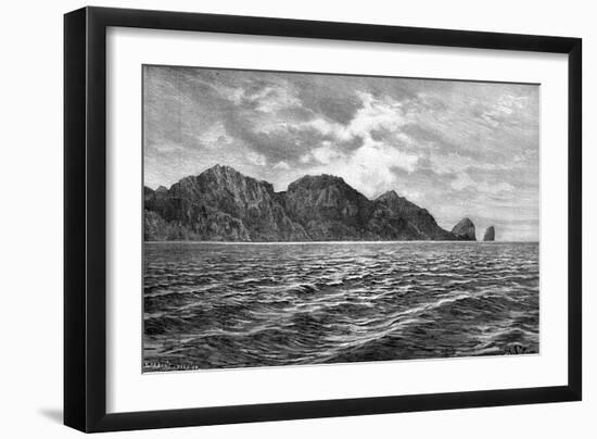 Cape Pillar, Tasman Peninsula, 1895-Barbant-Framed Giclee Print