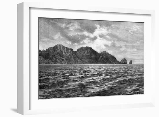 Cape Pillar, Tasman Peninsula, 1895-Barbant-Framed Giclee Print