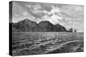 Cape Pillar, Tasman Peninsula, 1895-Barbant-Stretched Canvas