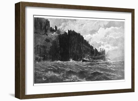 Cape Raoul, Tasmania, Australia, 1886-null-Framed Giclee Print