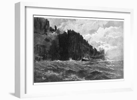 Cape Raoul, Tasmania, Australia, 1886-null-Framed Giclee Print