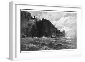 Cape Raoul, Tasmania, Australia, 1886-null-Framed Giclee Print