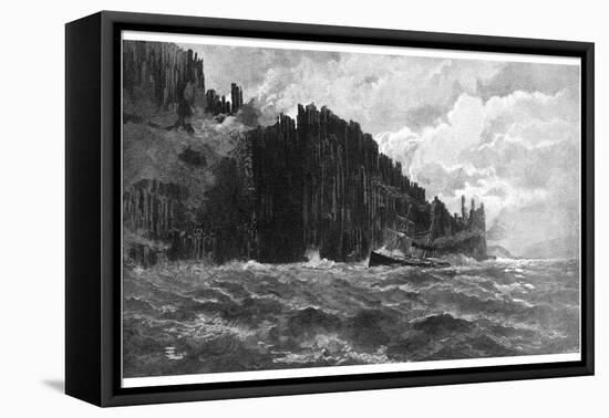 Cape Raoul, Tasmania, Australia, 1886-null-Framed Stretched Canvas