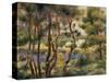 Cape Saint-Jean-Pierre-Auguste Renoir-Stretched Canvas