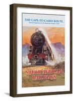 Cape to Cairo Route, South African Railways-null-Framed Art Print