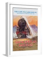 Cape to Cairo Route, South African Railways-null-Framed Art Print