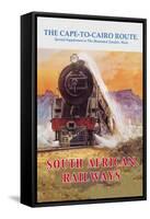 Cape to Cairo Route, South African Railways-null-Framed Stretched Canvas