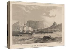 Cape Town and Table Mountain, Litho by Sarony and Co., 1855-Peter Bernhard Wilhelm Heine-Stretched Canvas