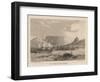 Cape Town and Table Mountain, Litho by Sarony and Co., 1855-Peter Bernhard Wilhelm Heine-Framed Giclee Print