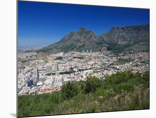 Cape Town and Table Mountain, South Africa-Gavin Hellier-Mounted Photographic Print