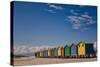 Cape Town Beach Huts-dan-edwards-Stretched Canvas
