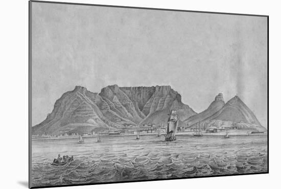 Cape Town Cape of Good Hope, c1830-null-Mounted Giclee Print