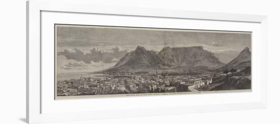 Cape Town, Cape of Good Hope, Recently Visited by His Royal Highness the Duke of Edinburgh-null-Framed Giclee Print