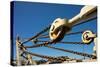 Cape Town, Harbour, Crane with Chains-Catharina Lux-Stretched Canvas