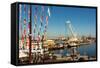 Cape Town, Harbour, V and a Waterfront-Catharina Lux-Framed Stretched Canvas