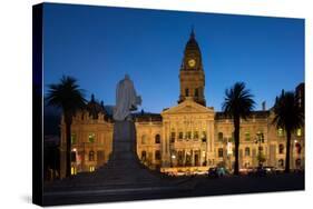 Cape Town, Historical City Hall, in the Evening-Catharina Lux-Stretched Canvas