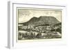 Cape Town, Lion's Hill, and Table Mountain-null-Framed Giclee Print