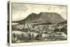 Cape Town, Lion's Hill, and Table Mountain-null-Stretched Canvas