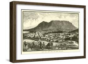 Cape Town, Lion's Hill, and Table Mountain-null-Framed Giclee Print