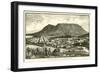 Cape Town, Lion's Hill, and Table Mountain-null-Framed Giclee Print