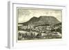 Cape Town, Lion's Hill, and Table Mountain-null-Framed Giclee Print