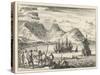 Cape Town, South Africa: the Harbour with Ships-null-Stretched Canvas