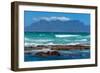 Cape Town, Table Mountain, Distant View-Catharina Lux-Framed Photographic Print