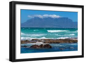 Cape Town, Table Mountain, Distant View-Catharina Lux-Framed Photographic Print