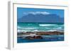 Cape Town, Table Mountain, Distant View-Catharina Lux-Framed Photographic Print