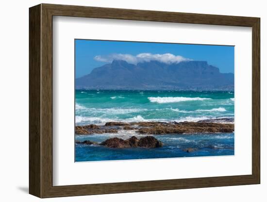 Cape Town, Table Mountain, Distant View-Catharina Lux-Framed Photographic Print