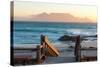 Cape Town, Table Mountain Seen from the Bloubergstrand-Catharina Lux-Stretched Canvas