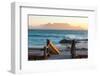 Cape Town, Table Mountain Seen from the Bloubergstrand-Catharina Lux-Framed Photographic Print