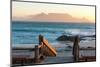 Cape Town, Table Mountain Seen from the Bloubergstrand-Catharina Lux-Mounted Photographic Print
