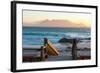 Cape Town, Table Mountain Seen from the Bloubergstrand-Catharina Lux-Framed Photographic Print