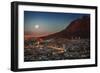 Cape Town under Full Moon-Jon Hicks-Framed Photographic Print